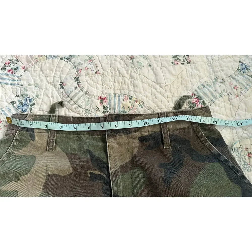 RE/DONE ORIGINALS CAMO CAMOUFLAGE CARGO PANTS 26 - Picture 6 of 6